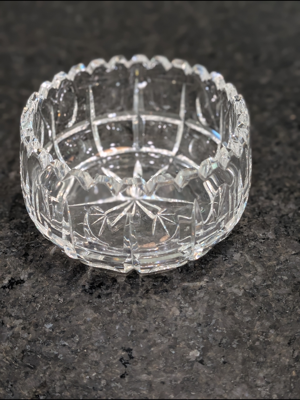 Cut Crystal Decorative Bowl